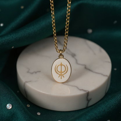 Sikh Khanda Pendant Necklace | Symbol of Strength, Unity & Faith