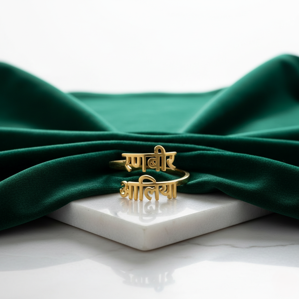 Double Name Custom Ring | Two Names Ring - HayeNii
