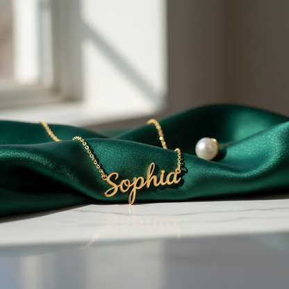 Custom English Name Necklace | Personalized Jewelry