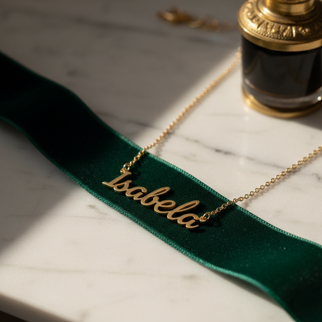 Custom English Name Necklace | Personalized Jewelry