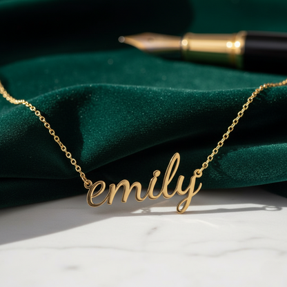 Custom English Name Necklace | Personalized Jewelry