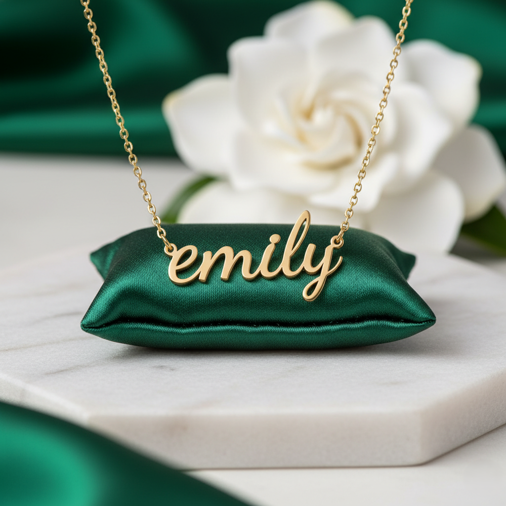 Custom English Name Necklace | Personalized Jewelry
