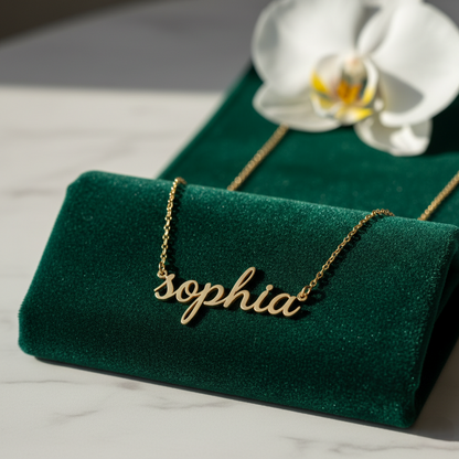 Custom English Name Necklace | Personalized Jewelry