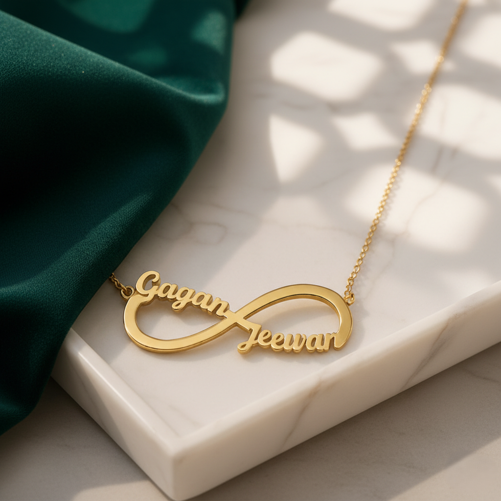 Infinity Custom Name Necklace