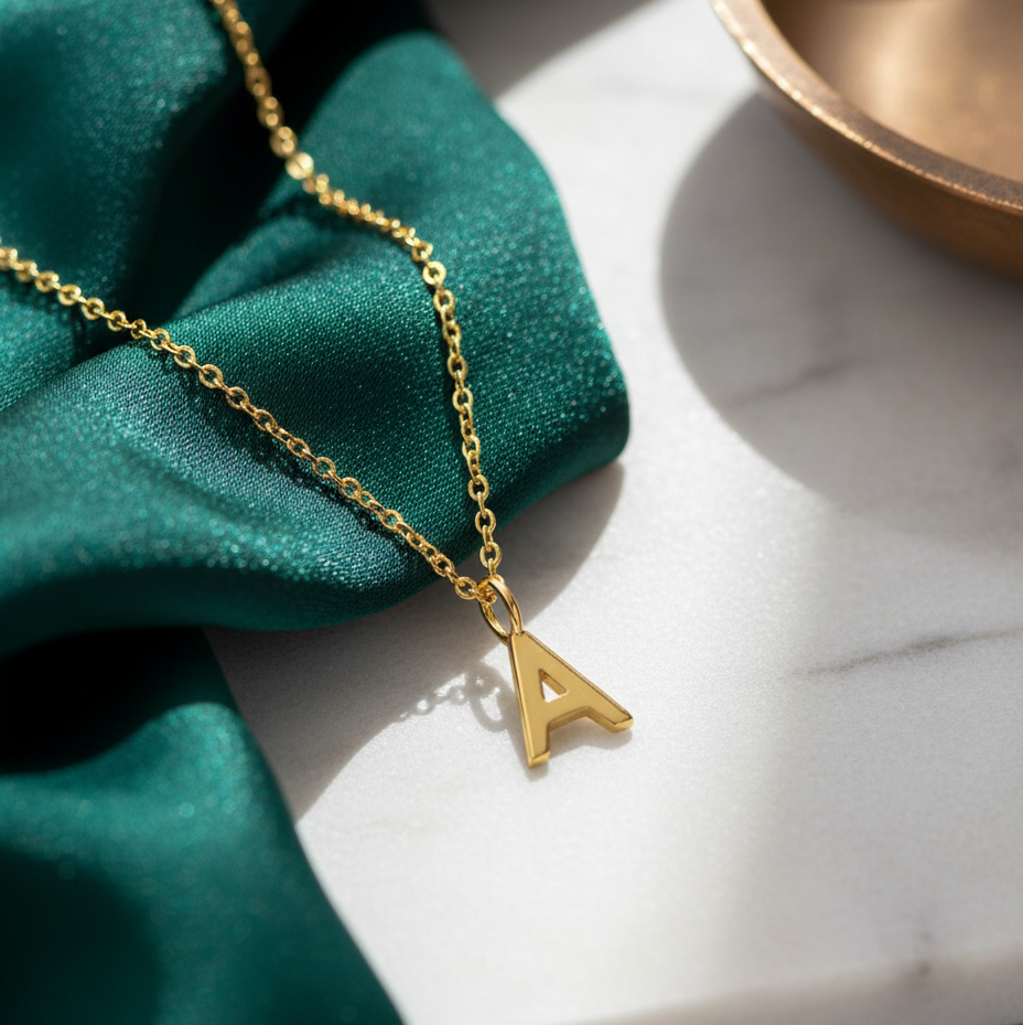 Personalized Initial Necklace | One Letter Custom Necklace