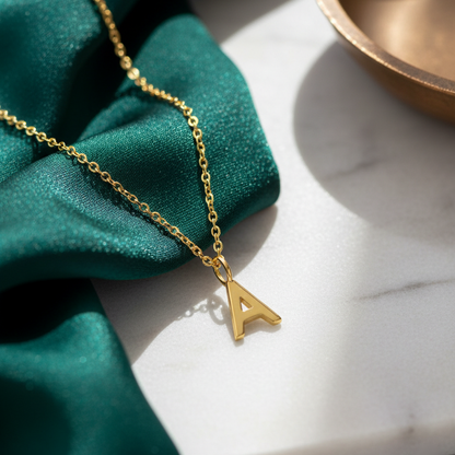 Personalized Initial Necklace | One Letter Custom Necklace