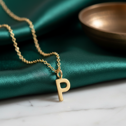 Personalized Initial Necklace | One Letter Custom Necklace