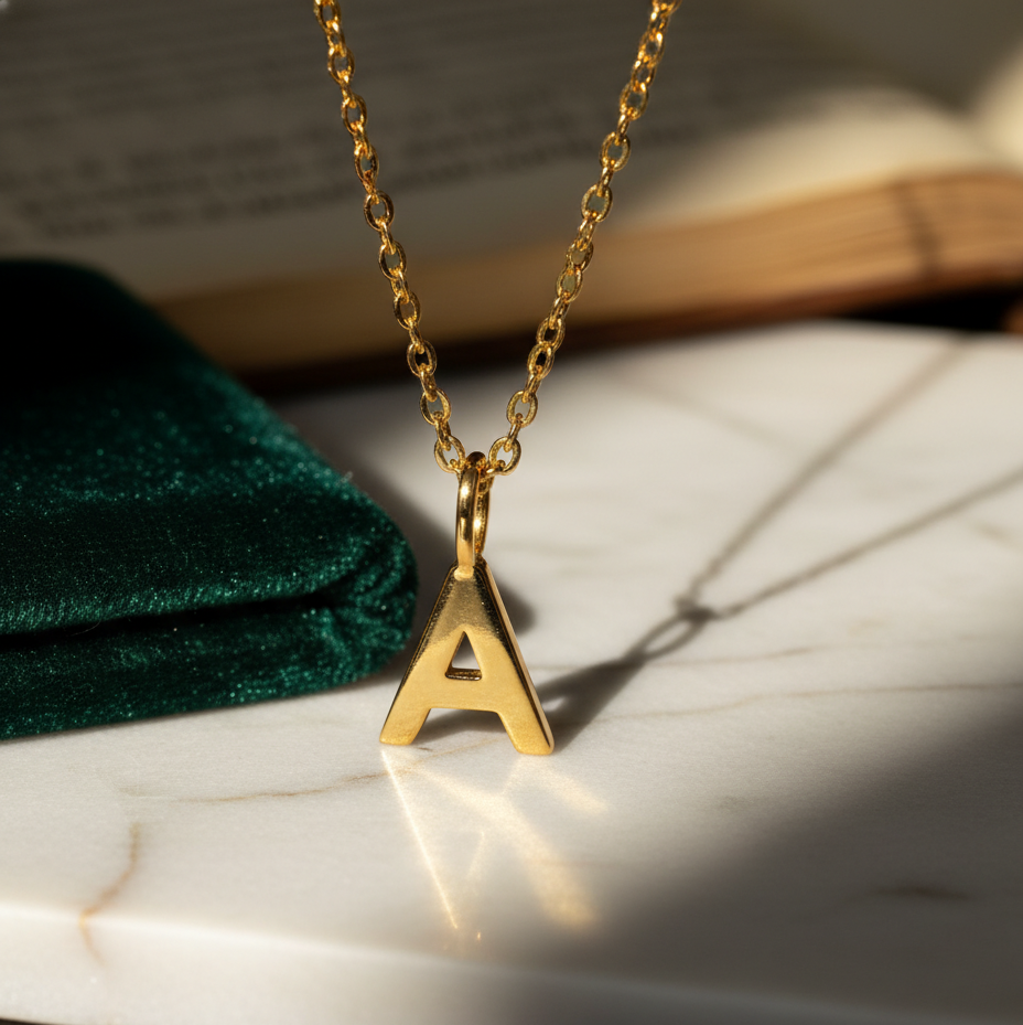 Personalized Initial Necklace | One Letter Custom Necklace