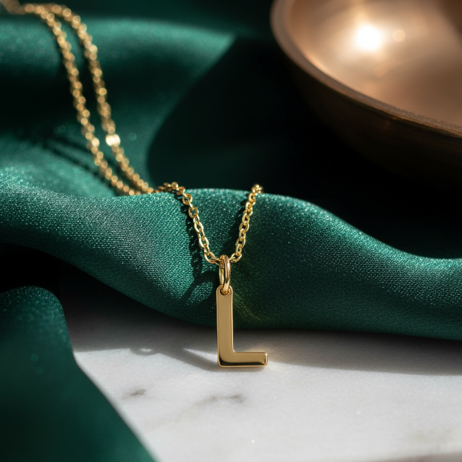Personalized Initial Necklace | One Letter Custom Necklace