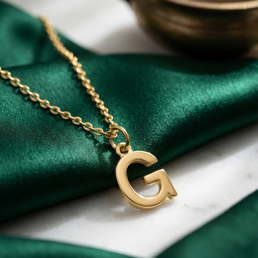 Personalized Initial Necklace | One Letter Custom Necklace