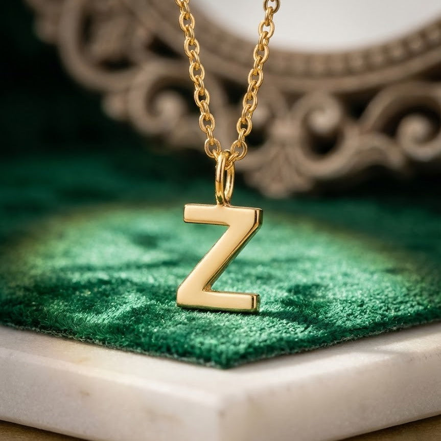 Personalized Initial Necklace | One Letter Custom Necklace