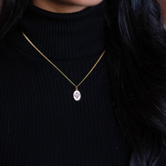 Sikh Khanda Pendant Necklace | Symbol of Strength, Unity & Faith