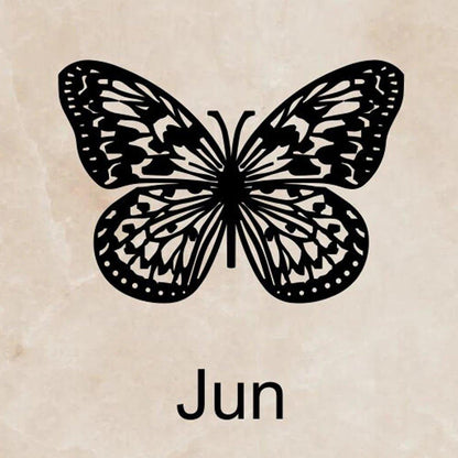 Celestial Butterfly - Birth Month Name Necklace - Haye Nii
