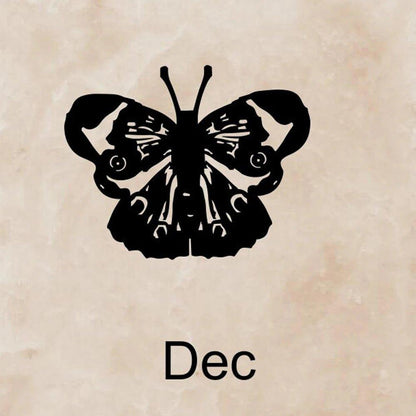 Celestial Butterfly - Birth Month Name Necklace - Haye Nii