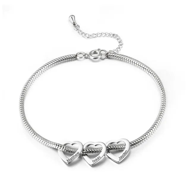 Family Heart Bracelet - Haye Nii