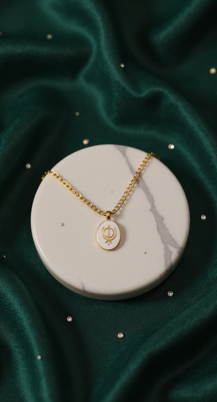 Sikh Khanda Pendant Necklace | Symbol of Strength, Unity & Faith