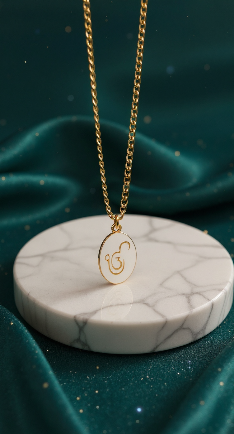 Ik-Onkar Sikh Pendant Necklace | Spiritual Jewelry