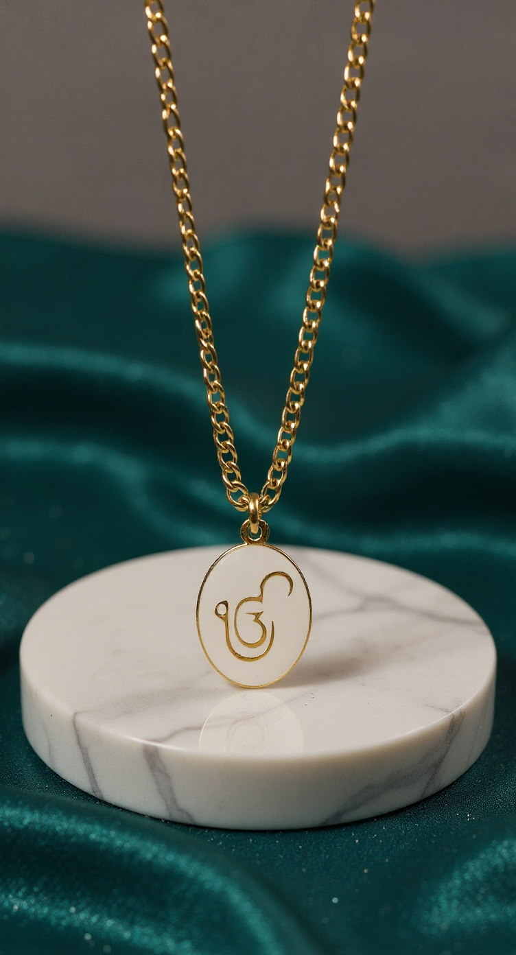 Ik-Onkar Sikh Pendant Necklace | Spiritual Jewelry