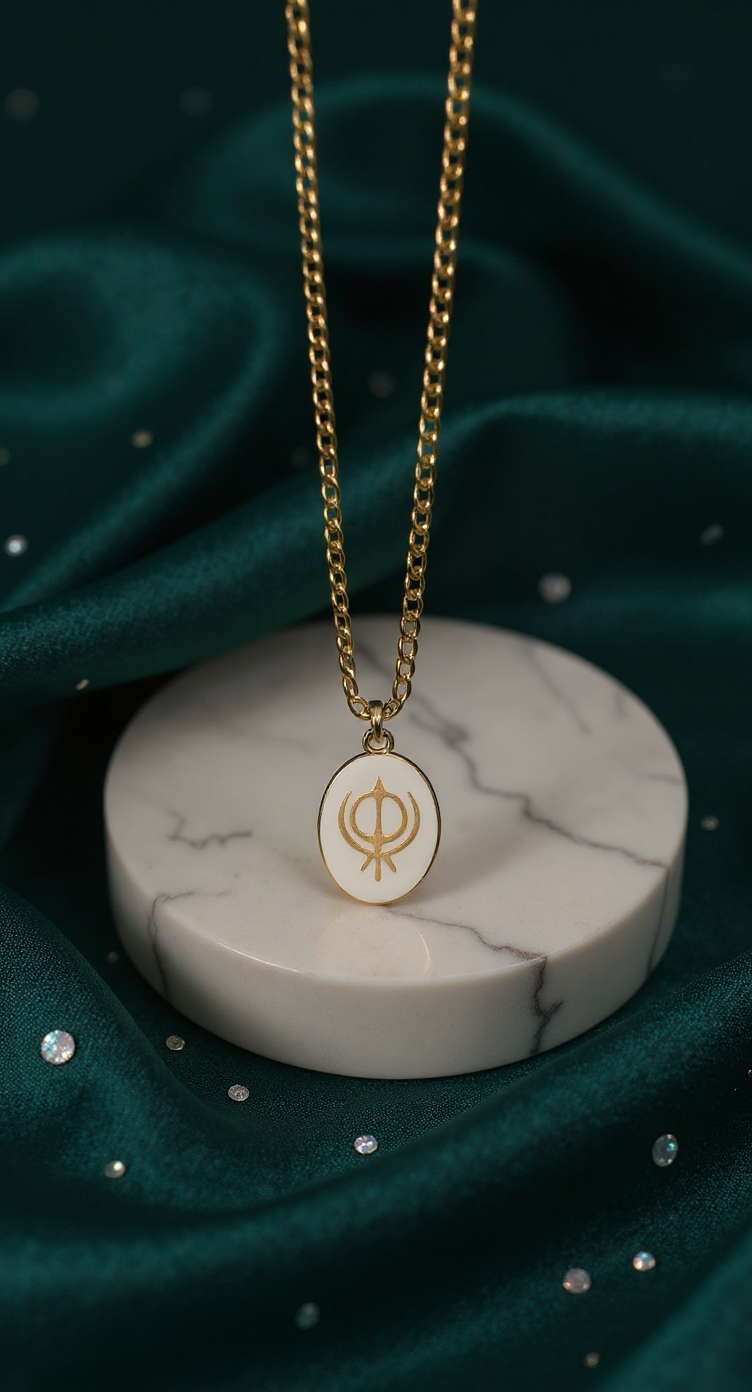 Sikh Khanda Pendant Necklace | Symbol of Strength, Unity & Faith