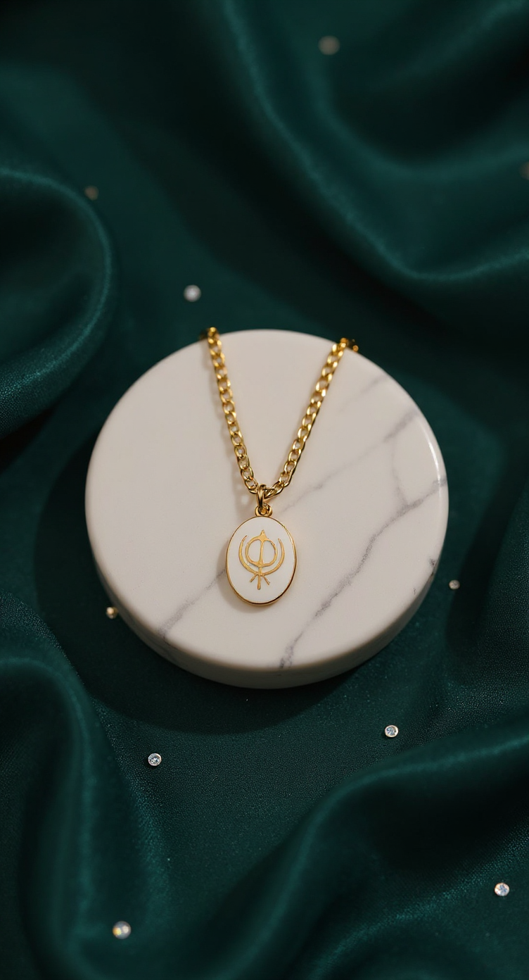 Sikh Khanda Pendant Necklace | Symbol of Strength, Unity & Faith
