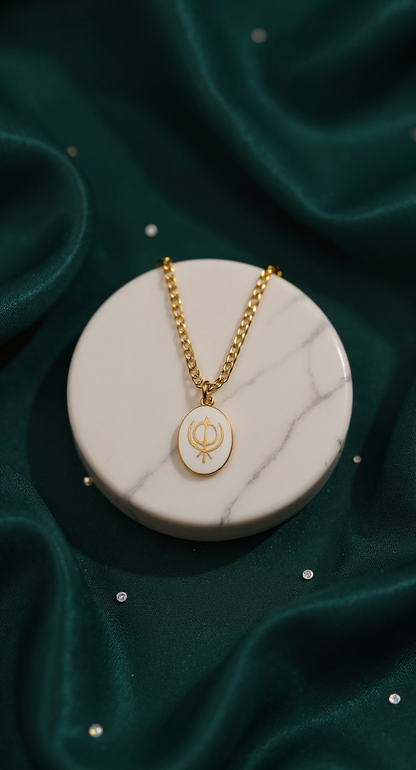 Sikh Khanda Pendant Necklace | Symbol of Strength, Unity & Faith