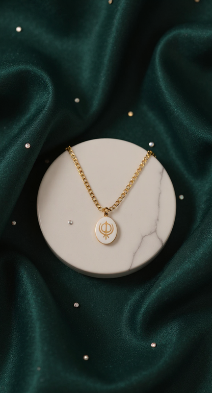 Sikh Khanda Pendant Necklace | Symbol of Strength, Unity & Faith