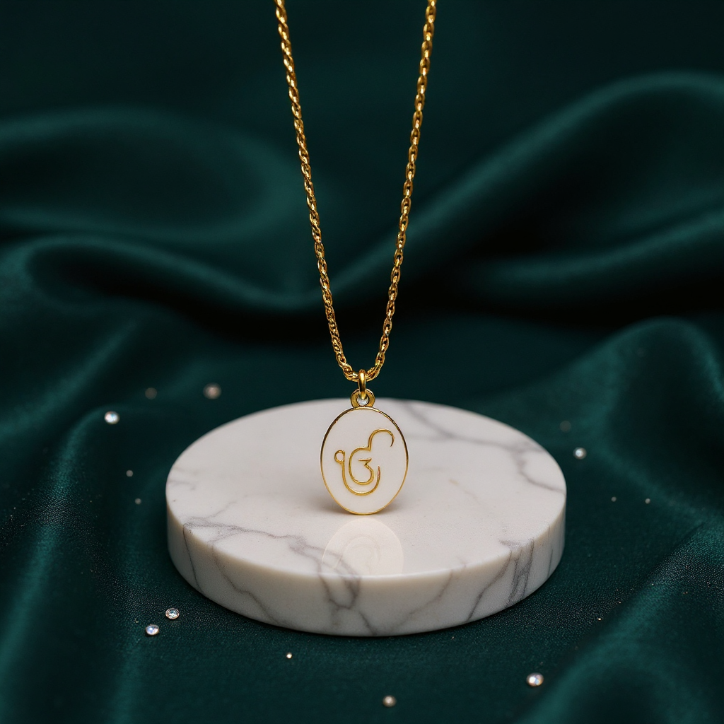 Ik-Onkar Sikh Pendant Necklace | Spiritual Jewelry