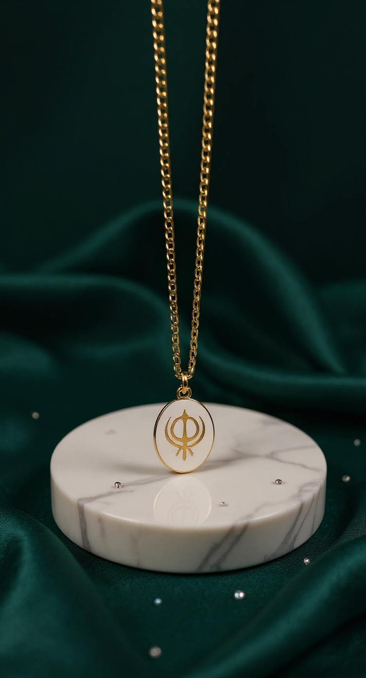 Sikh Khanda Pendant Necklace | Symbol of Strength, Unity & Faith