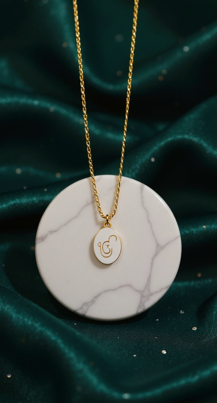 Ik-Onkar Sikh Pendant Necklace | Spiritual Jewelry