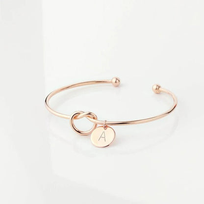 Knotted Initial Bracelet - Haye Nii