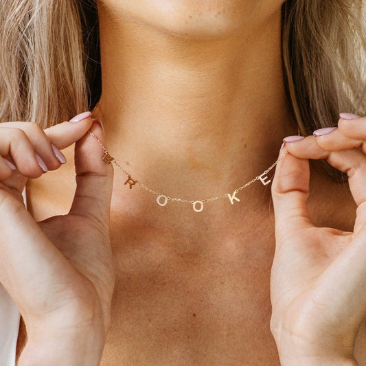 Lettre - Minimalist Look Letter Necklace - Haye Nii