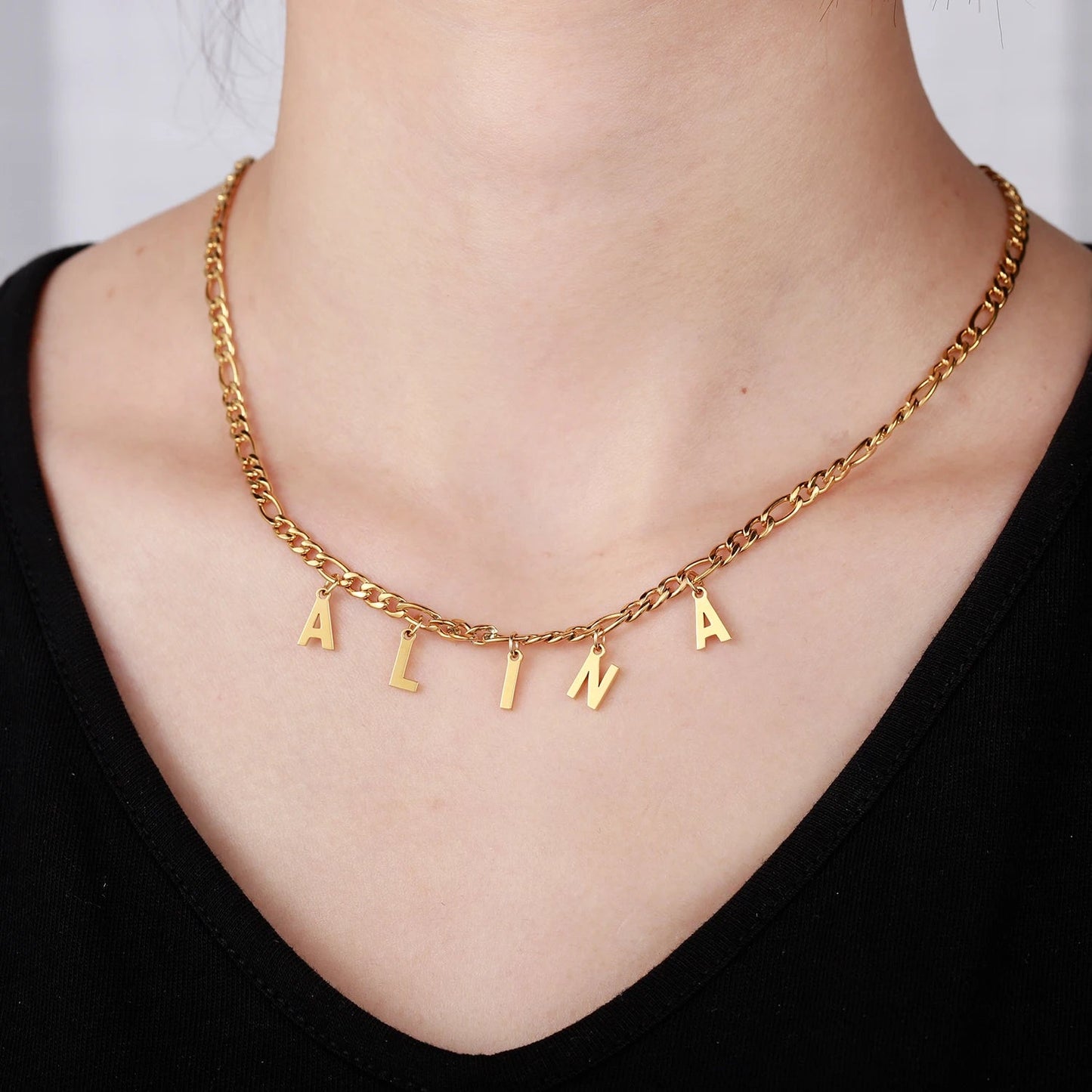 Lettre - Minimalist Look Letter Necklace - Haye Nii