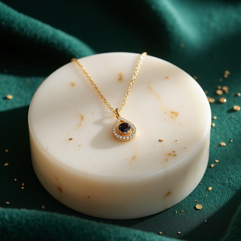Pearl Projection Pendant • Custom Photo Projection Necklace - Haye Nii