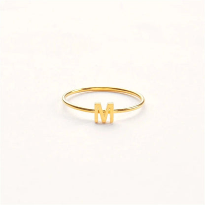 Personalized Initial Ring - HayeNii - Haye Nii